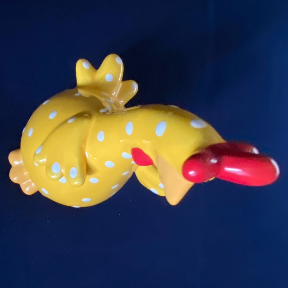 💯Fun NANU Polka Dot Crazy Chicken Figurine - Picture 2 of 6